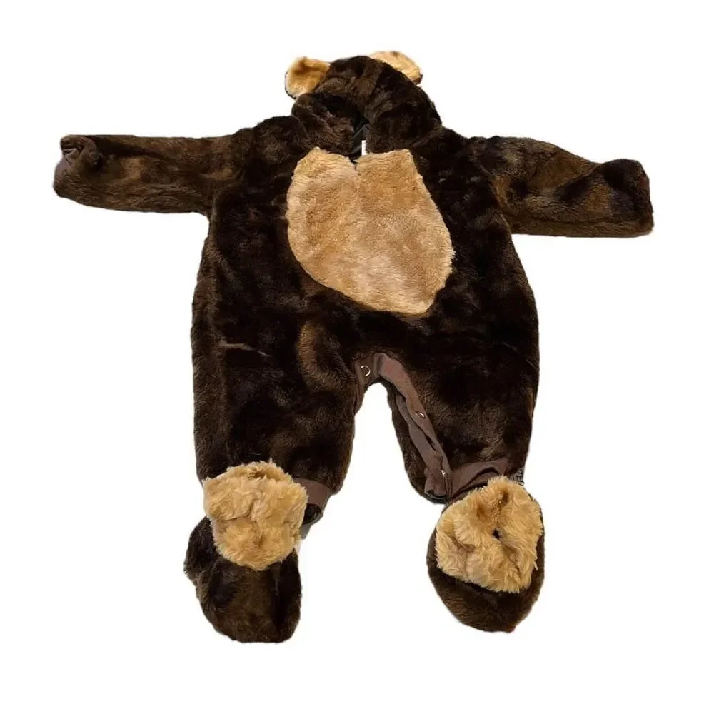 Hollywood Illusions Bear Costume Size 0-6 Months Brown